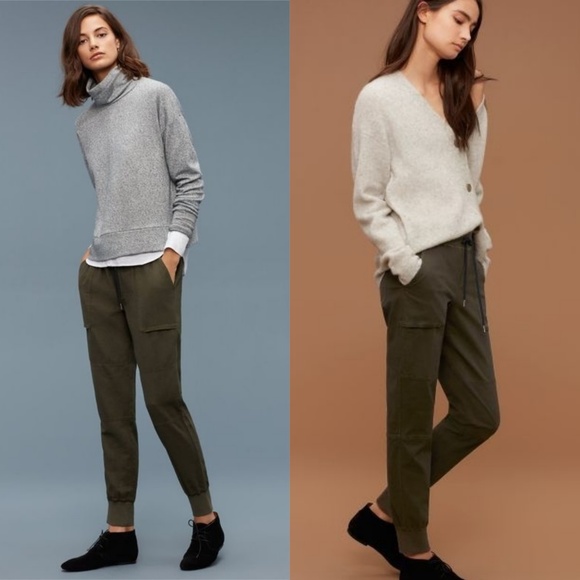 Aritzia Community Ion Pant Joggers Olive Green - Picture 3 of 7